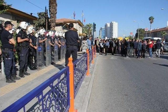 Mersin’de Silvan Operasyonunu Protesto Yürüyüşüne İzin Verilmedi