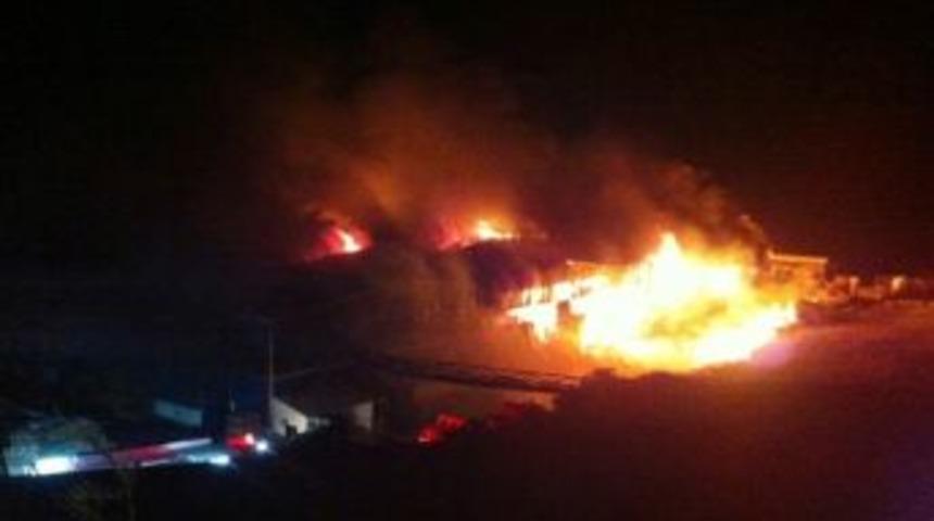 Su Dolum Tesisi Alevlere Teslim