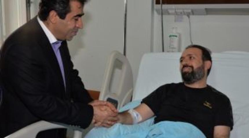 Vali Güzeloğlu’ndan Yaralılara Moral Ziyareti