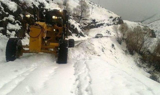 Büyükşehir’in Kar Timleri Kırsalda Da 7 / 24 Göreve Hazır