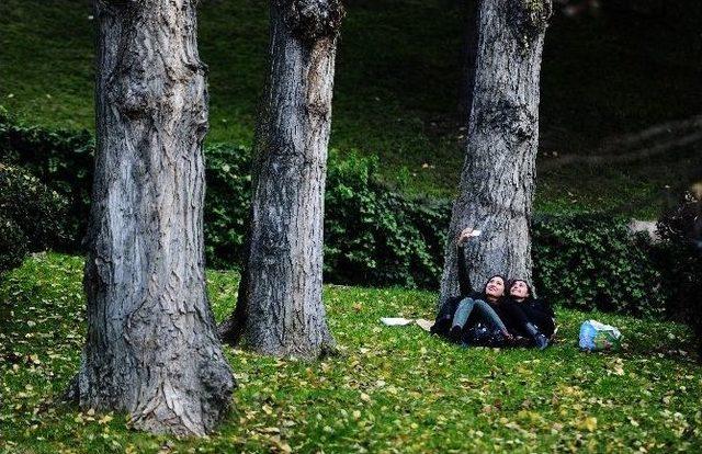 Ankara’nın Parklarından Sonbahar Manzaraları