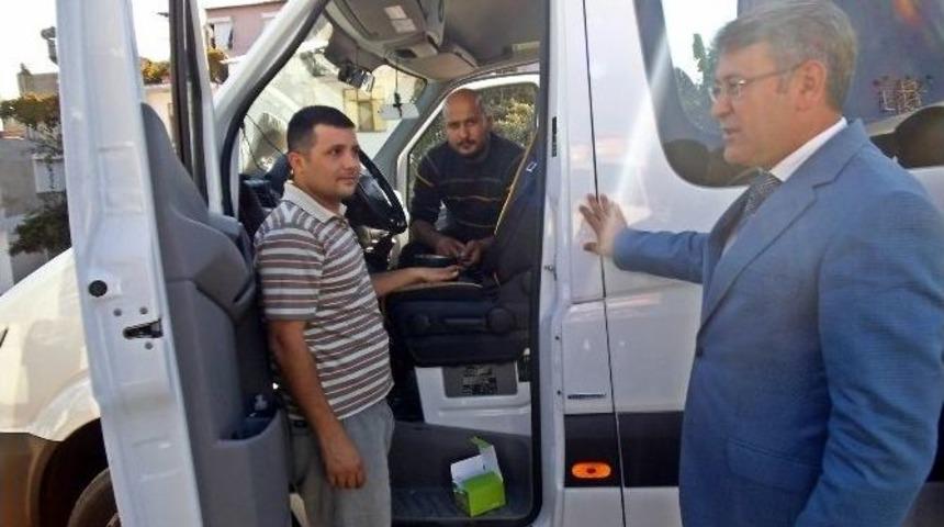 Demre&rsquo;de Okul Servislerine Kameralı Takip Sistemi Takıldı