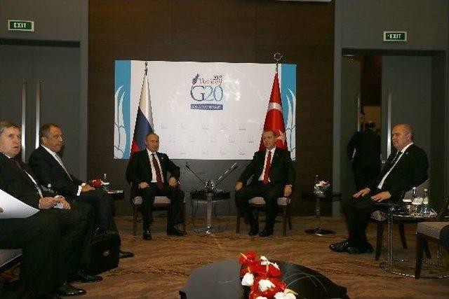 Erdoğan, Putin İle Suriye Ve Bölgesel Konuları Konuştu