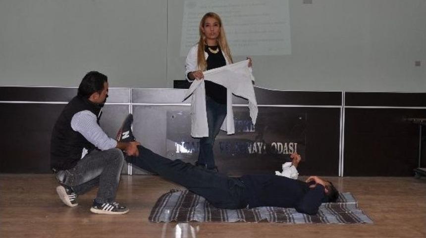 Silifke Belediye Personeline İlk Yardım Eğitimi Verildi