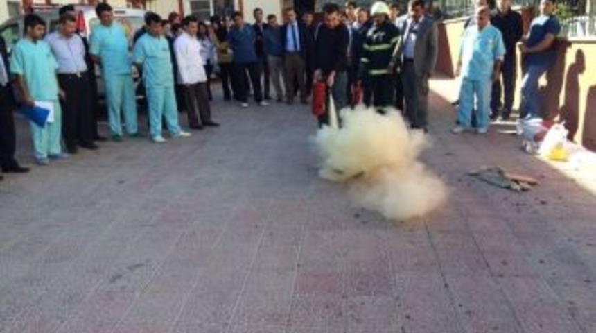 Adsm&rsquo;de Yangın Tatbikatı