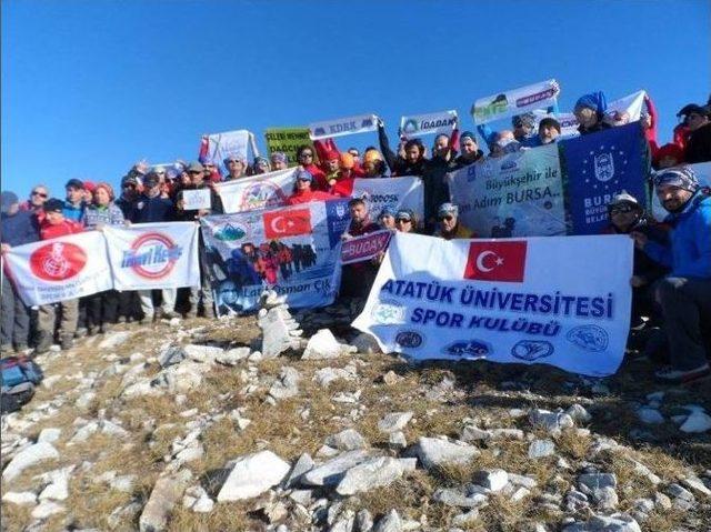 Bursalı Dağcılar İlk Başkanını Unutmadı...