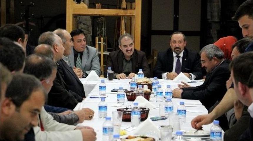 Başkan Din&ccedil; Muhtarlarla Buluştu