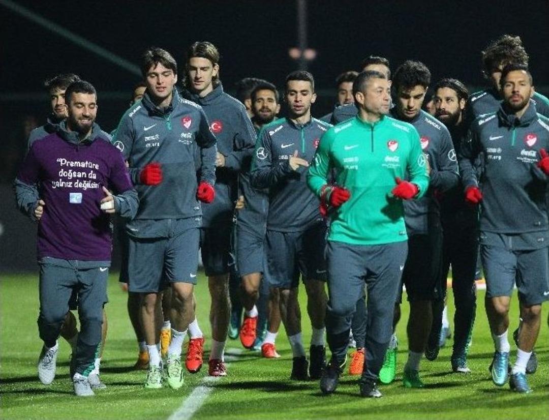 A Milliler Yunanistan Ma&ccedil;ı Hazırlıklarını Tamamladı