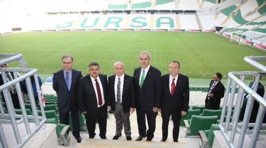 Başkanlardan Timsah Arena&rsquo;ya Teknik İnceleme