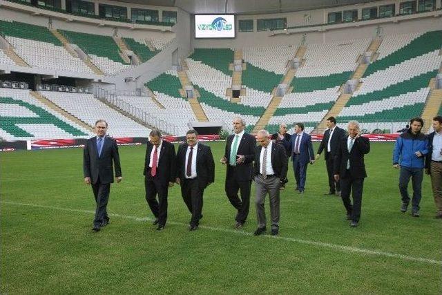 Başkanlardan Timsah Arena’ya Teknik İnceleme