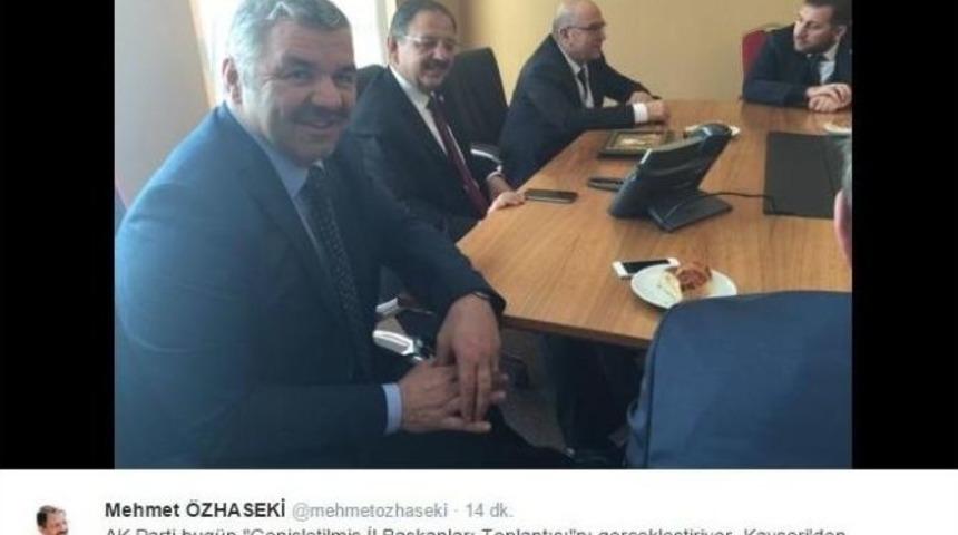 Büyükşehir Belediye Başkanı Ve Ak Parti İl Yönetimi’nden Özhaseki’ye Ziyaret