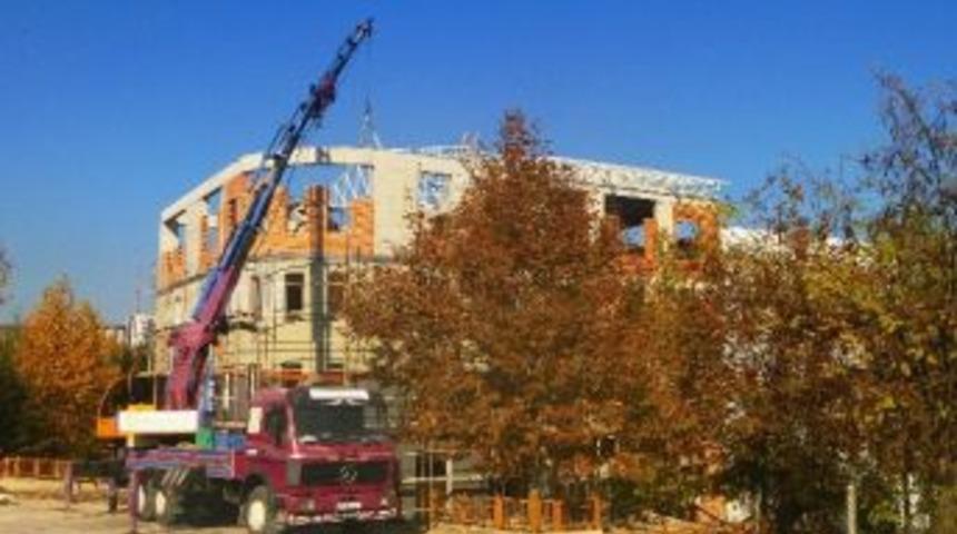 Bilecik İl &Ouml;zel İdaresi Ek Bina İnşaatının Onarım &Ccedil;alışmaları Devam Ediyor