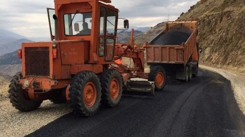 Sincik-malatya Karayolunda Bakım Ve Onarım Çalışması Başladı