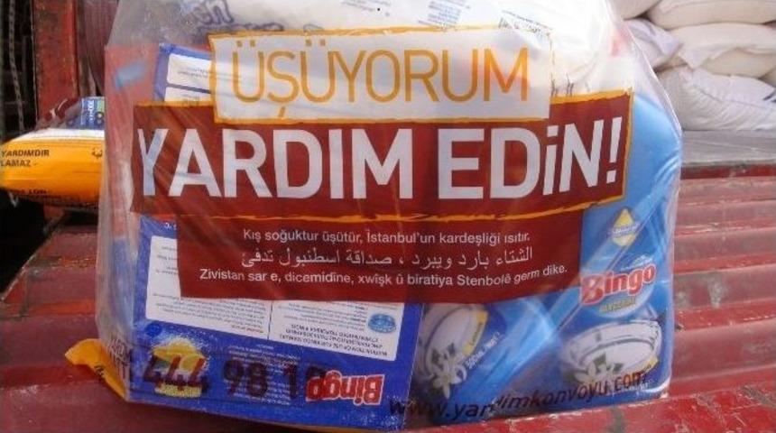 Suriye&rsquo;ye 2 Tır İnsani Yardım