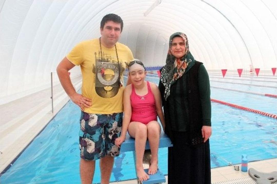 (&ouml;zel Haber) Bedensel Engelli Neslihan&rsquo;ın B&uuml;y&uuml;k Başarısı