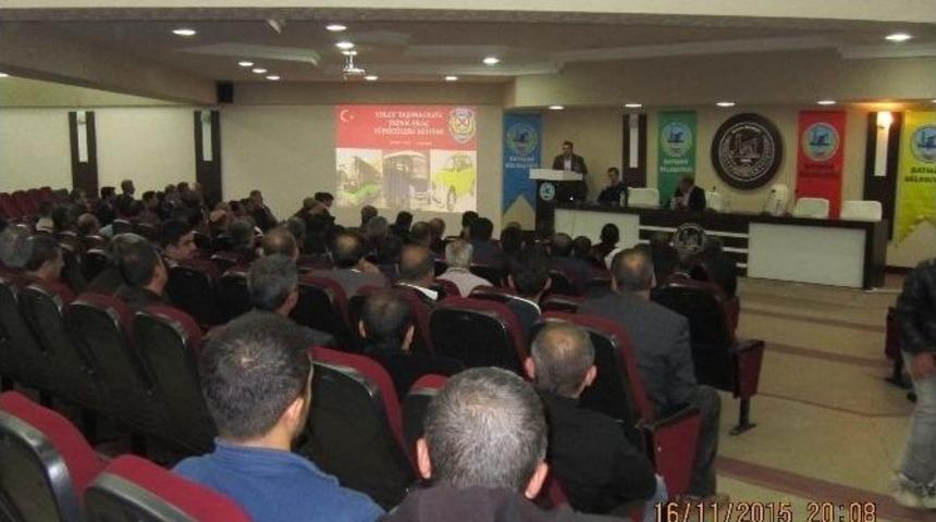 Batman&rsquo;da Trafik Seminerleri S&uuml;r&uuml;yor