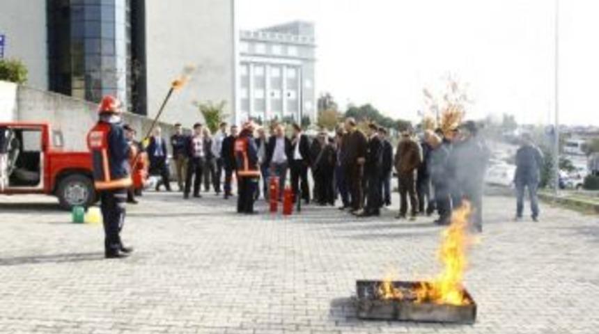 Sa&uuml;&rsquo;de Personele Yangın Eğitimi Verildi
