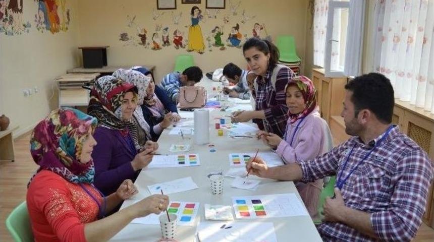 İvrindi&rsquo;de Engellilere Dekoratif Ahşap S&uuml;sleme Kursu