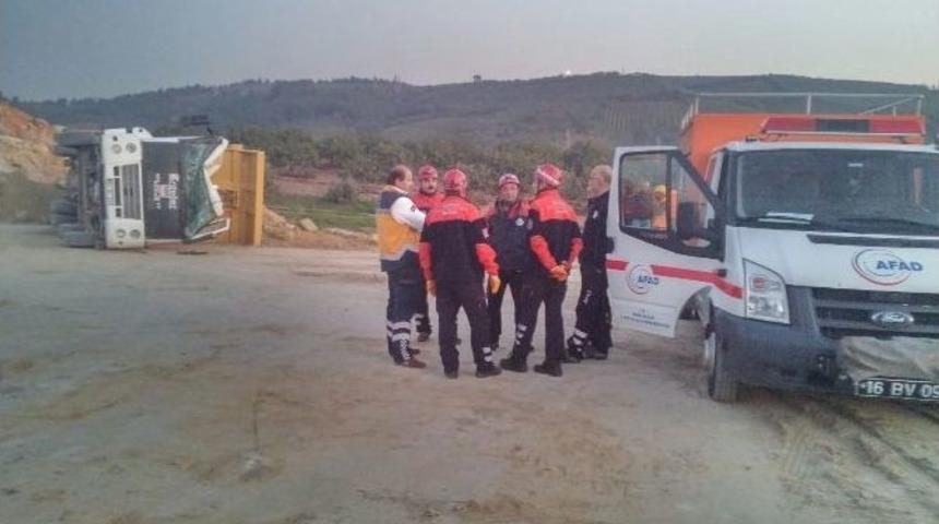 Otoyol İnşaatında Kaza: 1 &Ouml;l&uuml;