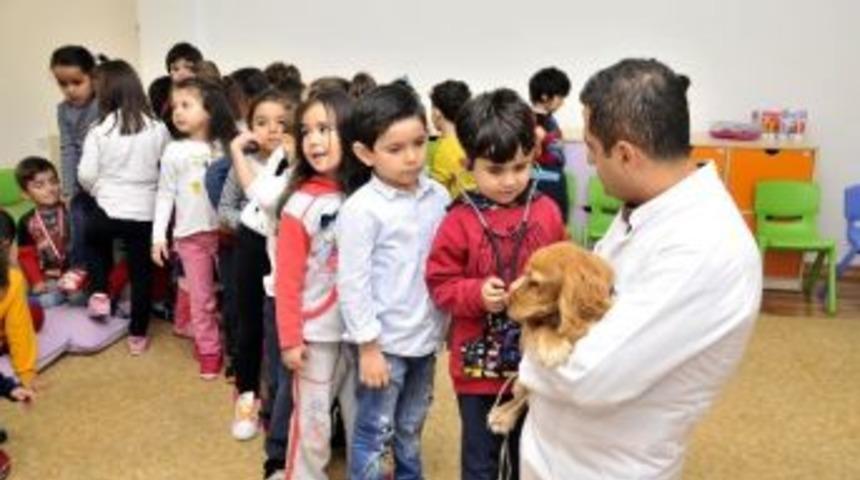 Miniklere Hayvan Sevgisini Aşıladılar