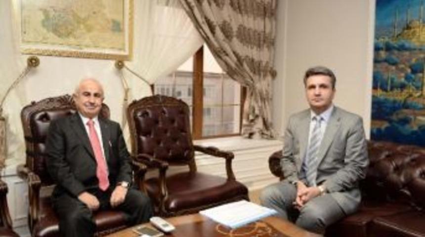 Kosgeb M&uuml;d&uuml;r&uuml; D&ouml;ngel&rsquo;den Edirne Valisi Şahin&rsquo;e Ziyaret