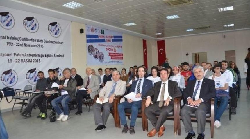Uluslararası Profesyonel Paten Antren&ouml;r Eğitim Semineri Başladı