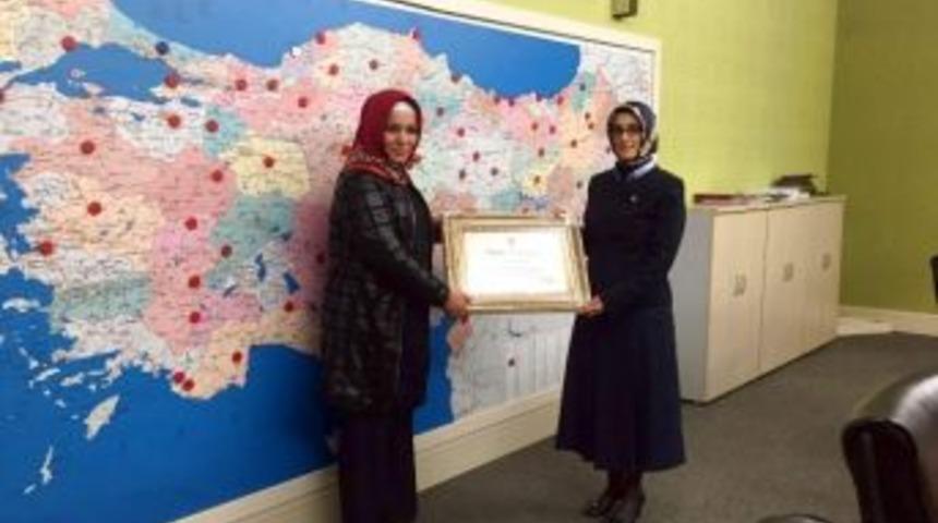 Başkan Hatice &Ouml;zgevrek&rsquo;e Tebrik Ve Teşekk&uuml;r