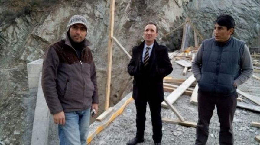 Yenice K&ouml;y&uuml; G&ouml;let İnşaatı Devam Ediyor