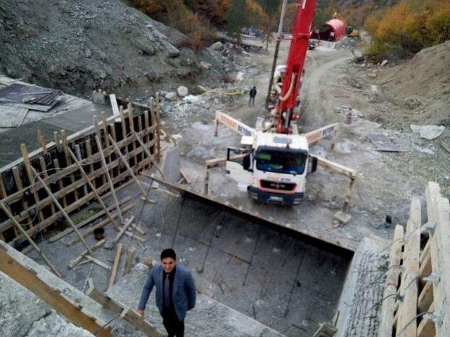 Yenice K&ouml;y&uuml; G&ouml;let İnşaatı Devam Ediyor 1