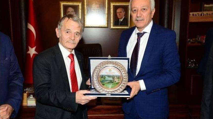 B&uuml;y&uuml;kşehir, Kırım Tatarları&rsquo;nın Liderini Ağırladı