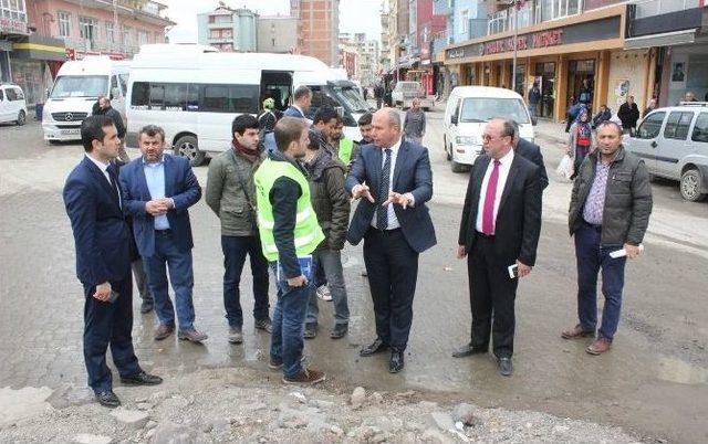 Tekkeköy’ün Ana Cadde Projesi Hızlandı