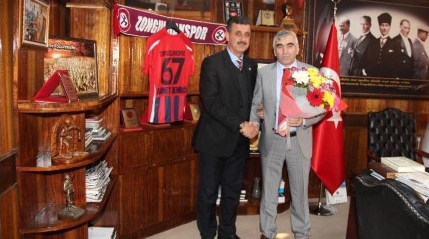 Enerji Bir-sen Zonguldak Şubesinden Demirci&rsquo;ye Kutlama Ziyareti