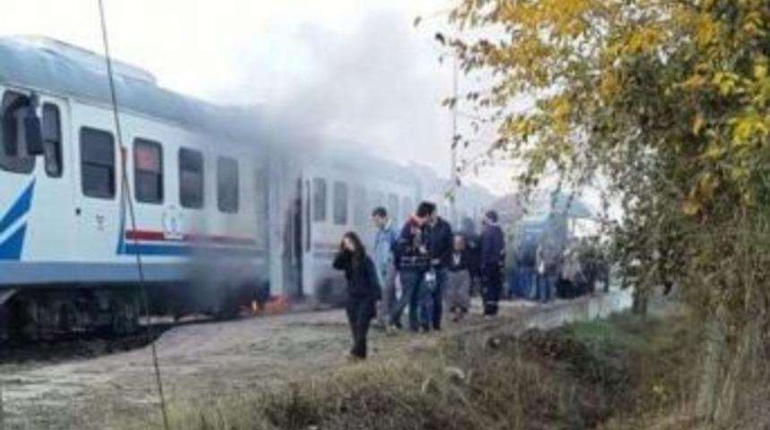 Yolcu Treninde Korkutan Yangın