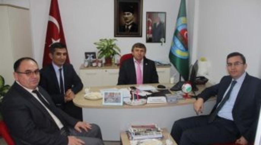 &Ccedil;aycuma Ziraat Odası Başkanı Rıza &Ccedil;apkın&rsquo;a Ziyaret