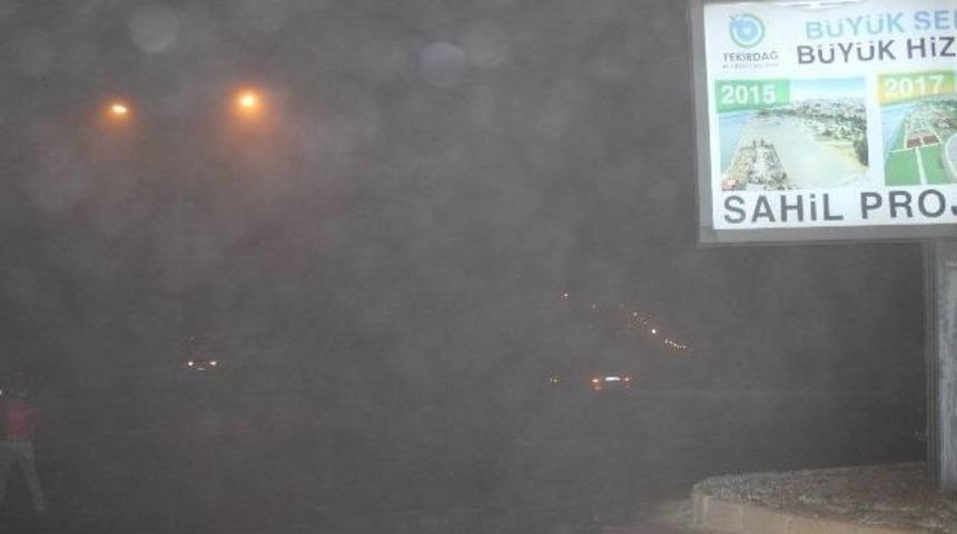 Tekirdağ&rsquo;da Yoğun Sis