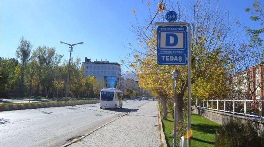 Muş&rsquo;ta Otob&uuml;s Durak Yerleri Yenilendi