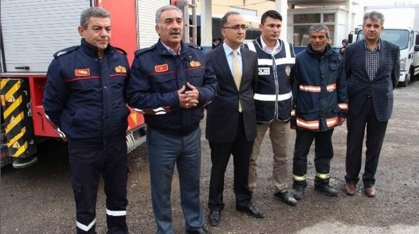 Emniyet M&uuml;d&uuml;rl&uuml;ğ&uuml;&rsquo;nde Yangın Tatbikatı