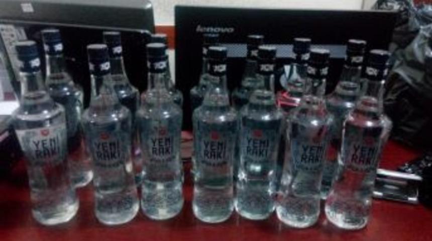 Rize&rsquo;de Sahte İ&ccedil;ki Operasyonu