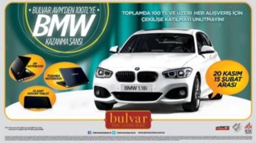 Bulvar Avm&rsquo;den 100 Tl&rsquo;ye Bmw Kazanma Şansı