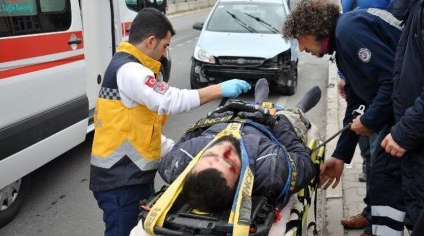 Tekirdağ&rsquo;da Trafik Kazası: 1 Yaralı