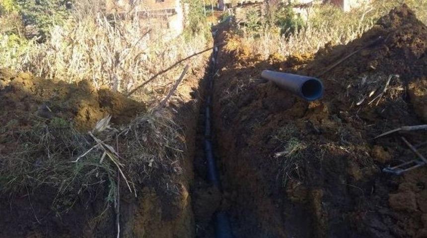 &Ccedil;ataloluk K&ouml;y&uuml;nde Alt Yapı &Ccedil;alışmaları S&uuml;r&uuml;yor