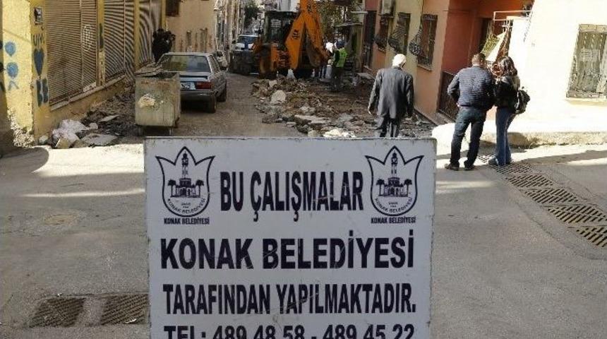 Konak Belediyesi Atilla Mahallesi&rsquo;ne Adeta &Ccedil;ıkarma Yaptı