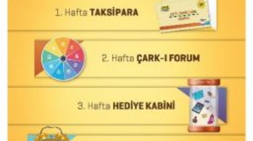 Forum Gaziantep&rsquo;te Hediye Ve Kampanya Yağmuru Devam Ediyor