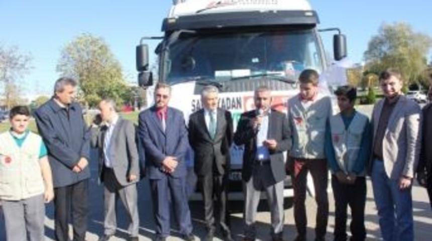 Sakarya &Uuml;niversitesinden Suriye&rsquo;ye Bir Tır Yardım G&ouml;nderildi