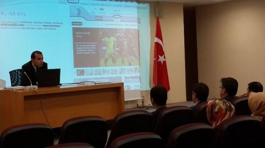 Van&rsquo;da Adliye Personeline İlanbis Eğitimi