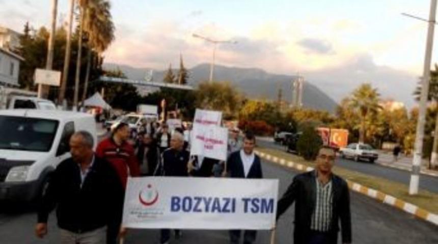 Bozyazı’da Sağlıklı Yaşam Yürüyüşü