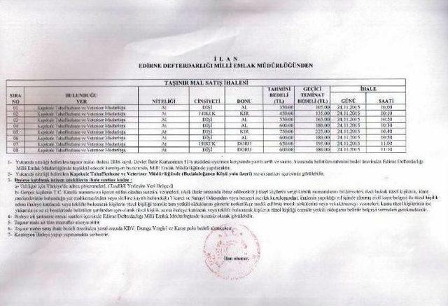 5 Bin Lira Maaşlı At Çobanının Yakaladığı ‘başıboş Atlar’ Satılıyor