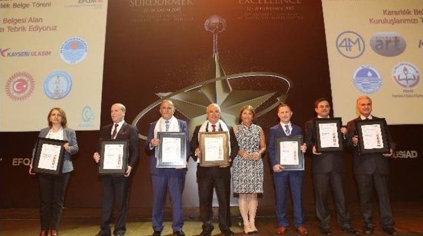 Kayseri Ulaşımına M&uuml;kemmellik Belgesi