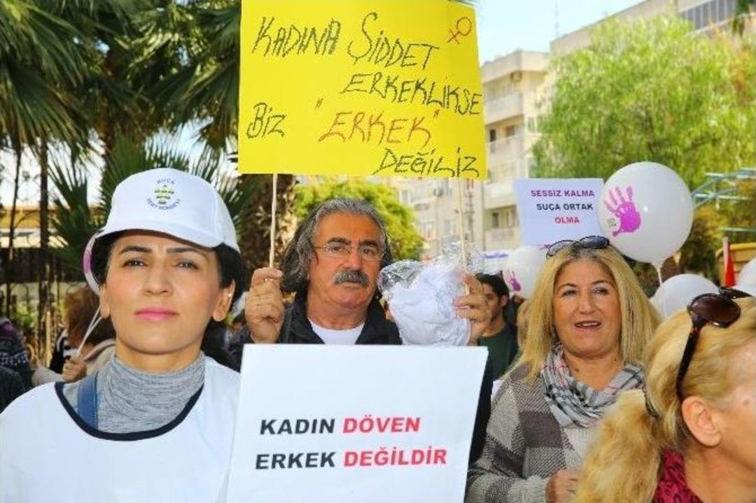 Bucalı Kadınlar Şiddete Karşı Y&uuml;r&uuml;d&uuml;