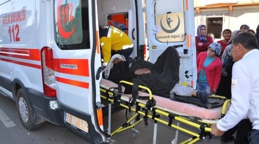 İslahiye&rsquo;de Yaşlı Kadına Otomobil &Ccedil;arptı